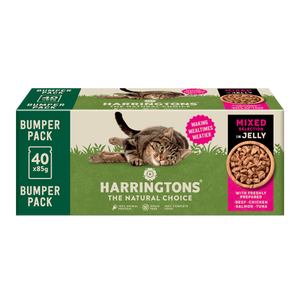Harringtons Mixed Selection in Jelly Adult Wet Cat Food 40 x 85g Pouch