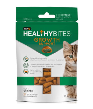 Healthy Bites Growth Support Kitten Treats 65g - 65G - Shopivet.com