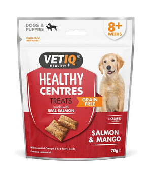 VetIQ Healthy Centres Salmon & Mango Dog Treats 70g - 70g