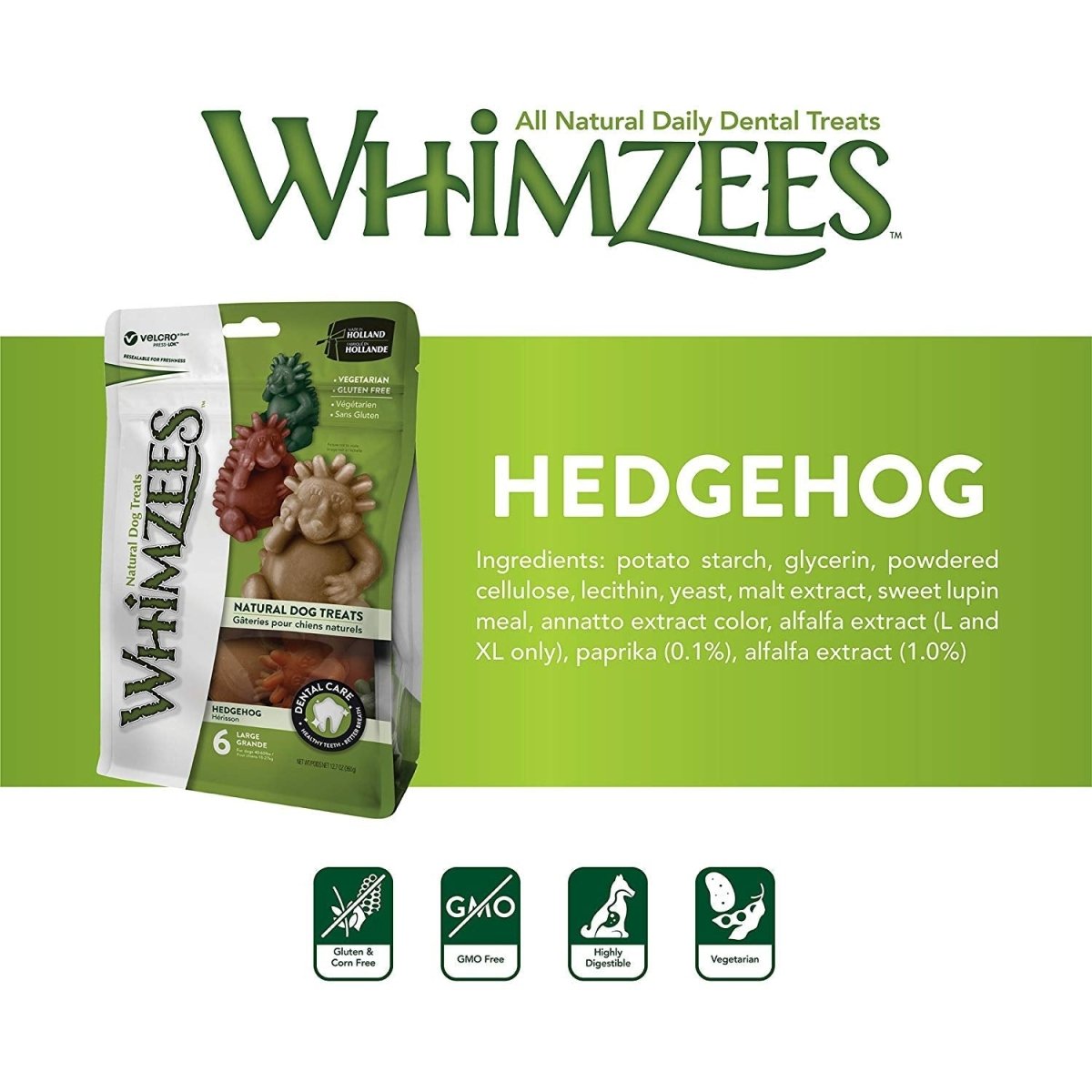 Hedgehog XL Mix Brown / Green / Orange (3pcs) - Shopivet.com