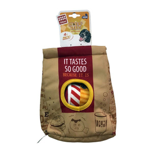 Hide N Seek Fast Food Bag with Plush Hamburg, Coke and Fried Chicken - Shopivet.com