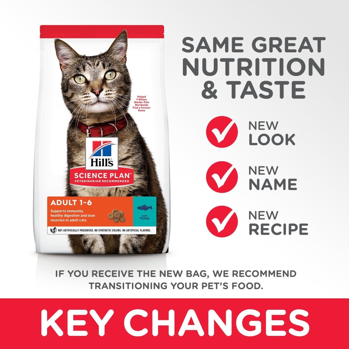 Hill’s Science Plan Adult Cat Food With Tuna (3kg) - Shopivet.com