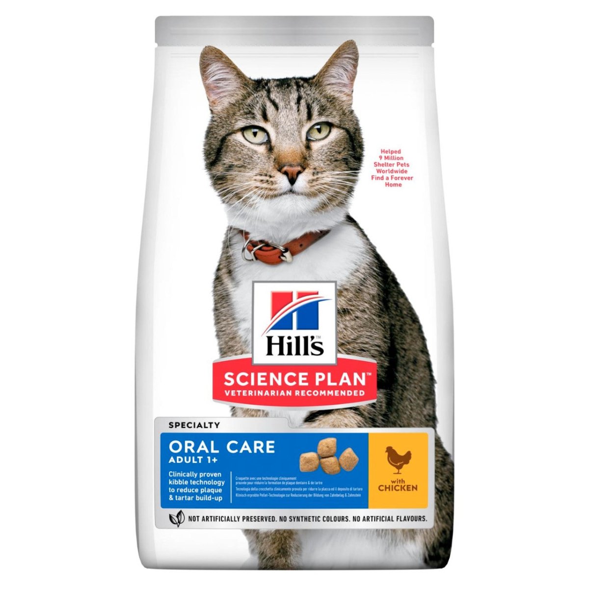 Hill’s Science Plan Feline Adult Oral Care Chicken (1.5kg) - Shopivet.com