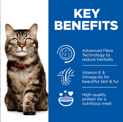 Hill’s Science Plan Hairball & Perfect Coat Adult Dry Cat Food with Chicken (1.5kg) - Shopivet.com