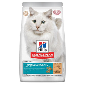 Hill’s Science Plan Hypoallergenic Adult Cat Food No Grain Egg & Insect Protein (1.5kg) - Shopivet.com