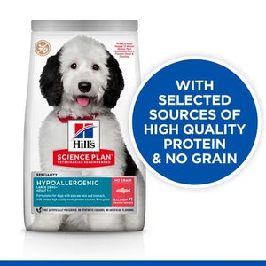 Hill’s Science Plan Hypoallergenic Large Breed Adult Dry Dog Food with Salmon (12kg) - Shopivet.com