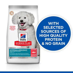 Hill’s Science Plan Hypoallergenic Small & Mini Adult Dry Dog Food with Salmon (1.5KG) - Shopivet.com