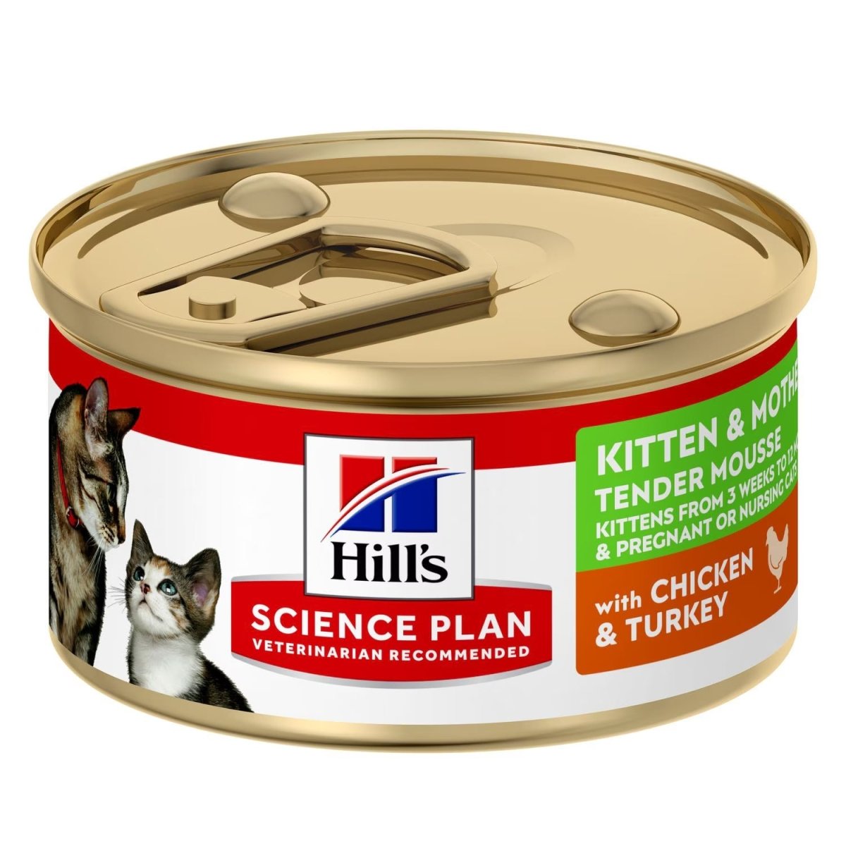 Hill’s Science Plan Kitten & Mother Mousse with Chicken & Turkey(24x85g) - Shopivet.com