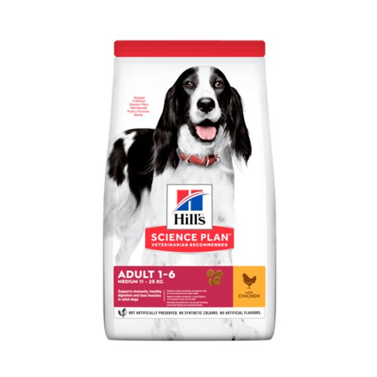 Hill’s Science Plan Medium Adult Dog Food With Chicken (14kg) - Shopivet.com