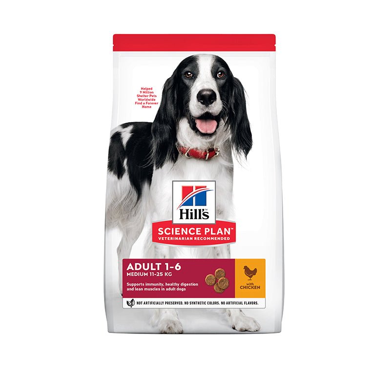 Hill’s Science Plan Medium Adult Dog Food With Chicken (2.5kg) - Shopivet.com
