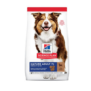 Hill’s Science Plan Medium Mature Adult 7+ Dog Food With Lamb&Rice (2.5kg) - Shopivet.com