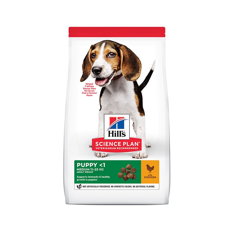 Hill’s Science Plan Medium Puppy Food With Chicken (18kg) - Shopivet.com