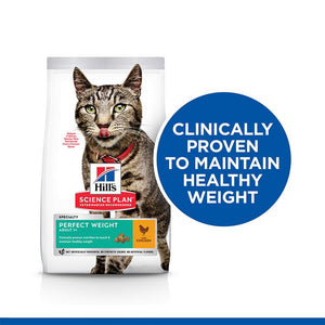 Hill’s Science Plan Perfect Weight Adult Cat Food With Chicken (2.5kg) - Shopivet.com