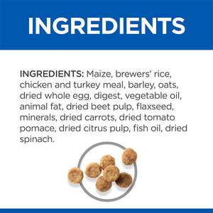 Hill’s Science Plan Senior Vitality Small & Mini Mature Adult 7+ Dog Food with Chicken & Rice (1.5kg) - Shopivet.com