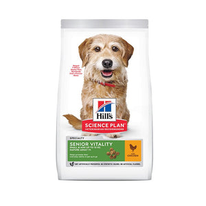 Hill’s Science Plan Senior Vitality Small & Mini Mature Adult 7+ Dog Food with Chicken & Rice (1.5kg) - Shopivet.com
