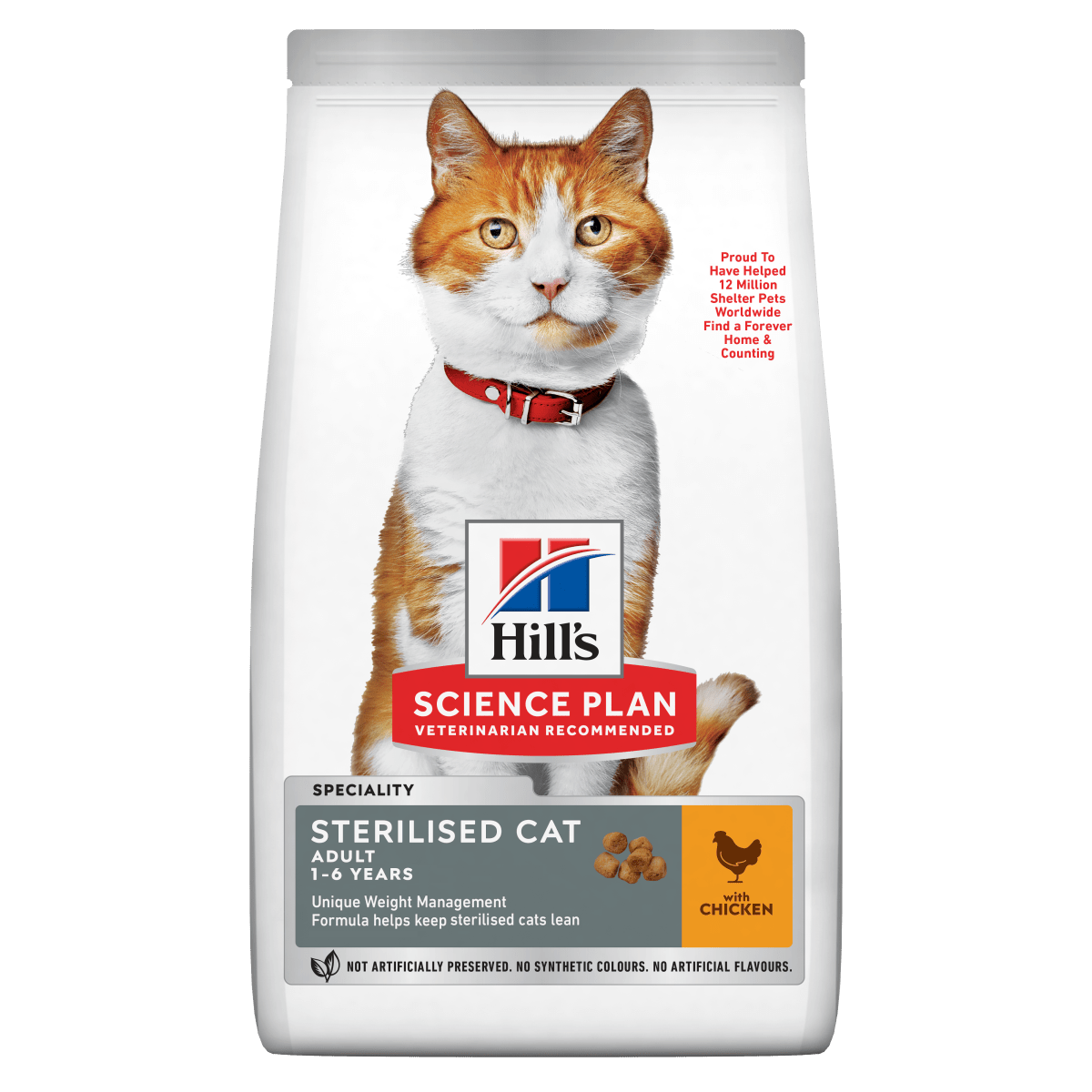 Hill’s Science Plan Sterilised Cat Adult With Chicken (10kg) - Shopivet.com