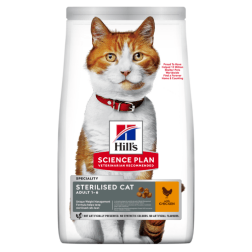 Hill’s Science Plan Sterilised Cat Adult With Chicken (1.5kg) - Shopivet.com