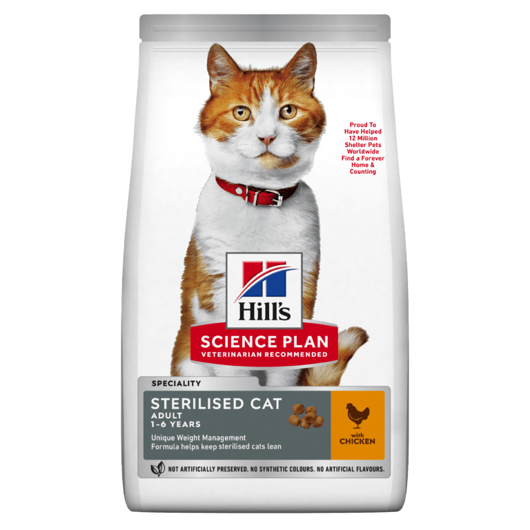 Hill’s Science Plan Sterilised Cat Adult With Chicken (3kg) - Shopivet.com