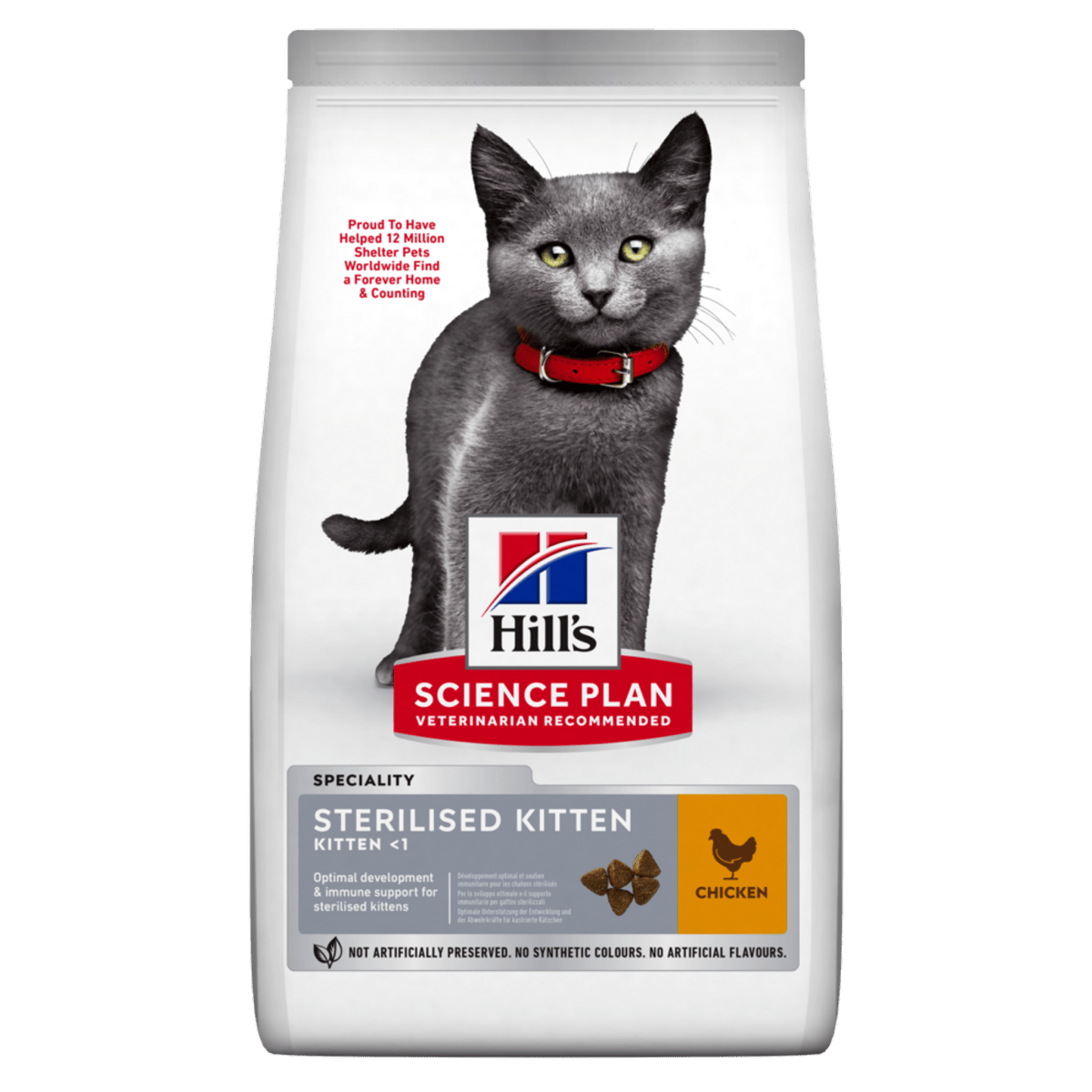 Hill’s Science Plan Sterilised Kitten Food with Chicken (1.5kg) - Shopivet.com