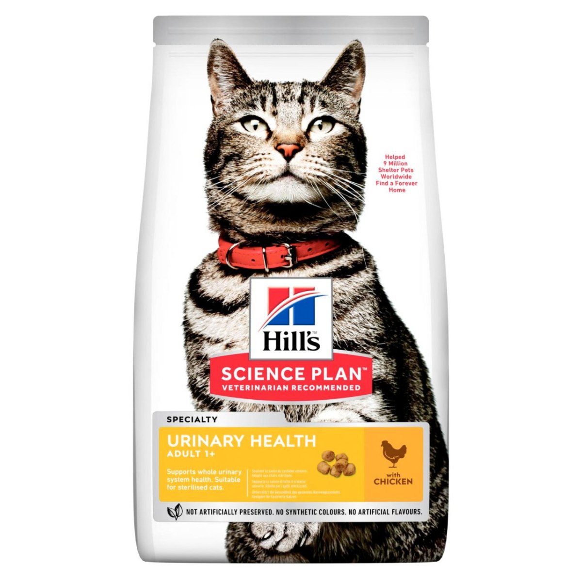 Hill’s Science Plan Urinary Health Adult Cat Food with Chicken (3kg) - Shopivet.com
