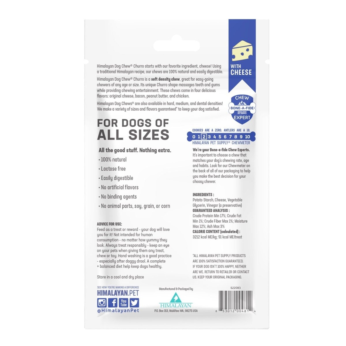 Himalayan Churro Cheese - Shopivet.com