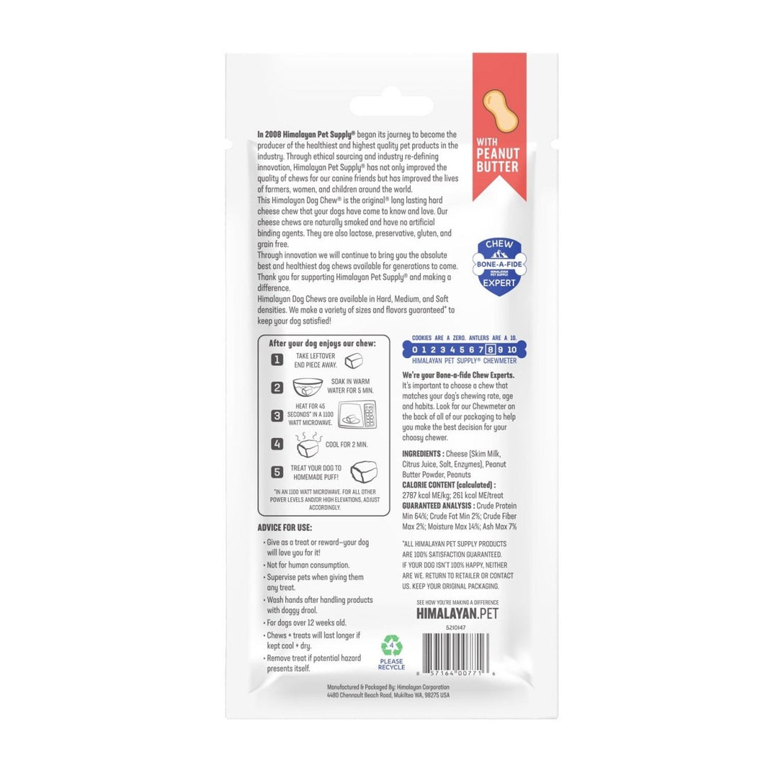 Himalayan Dog Chew Peanut Butter – Large - Shopivet.com