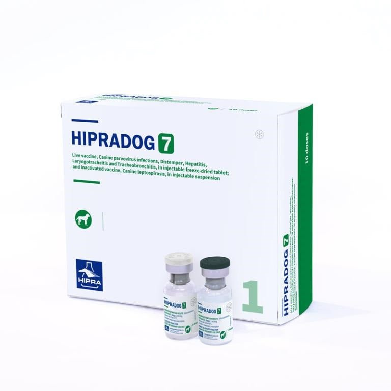 Hipradog 7 - Vaccine for dogs 1 Dose - Shopivet.com