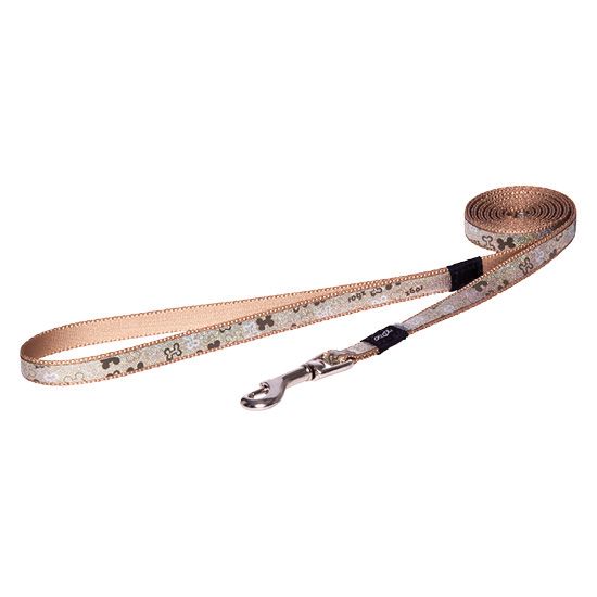 Rogz Trendy Dog Leash - BROWN S