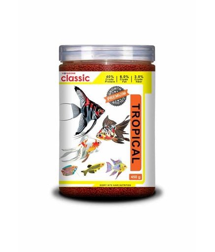 Horizone Classic Tropical Fish Food[Weight - 450g] - Shopivet.com
