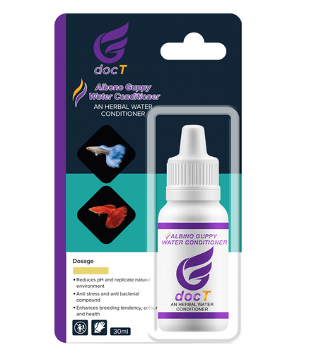 Horizone Doct Albino Guppy Water Conditioner - 30ml - Shopivet.com