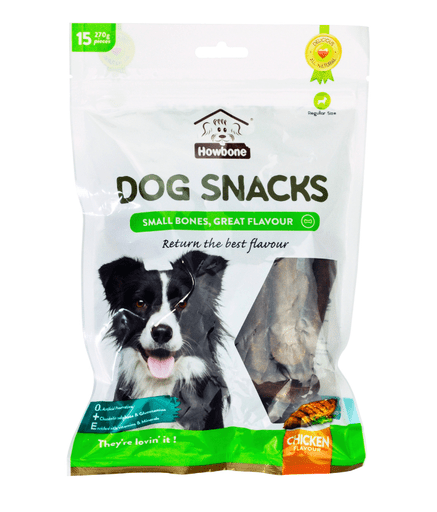 Howbone Dog Snack - Small Bone 270g (15pcs/pack) - Chicken - Shopivet.com