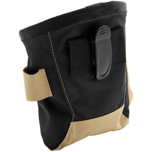Hunter Bugrino Standard Belt Treat Bag - BLACK/TAN Large - Shopivet.com