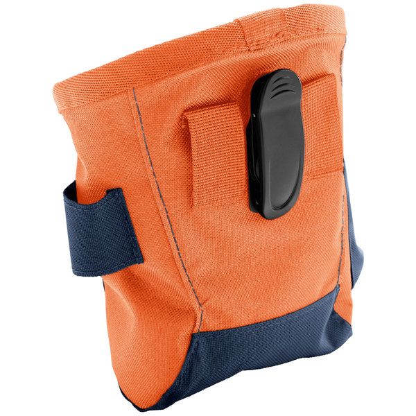 Hunter Bugrino Standard Belt Treat Bag - ORANGE/BLUE Large - Shopivet.com