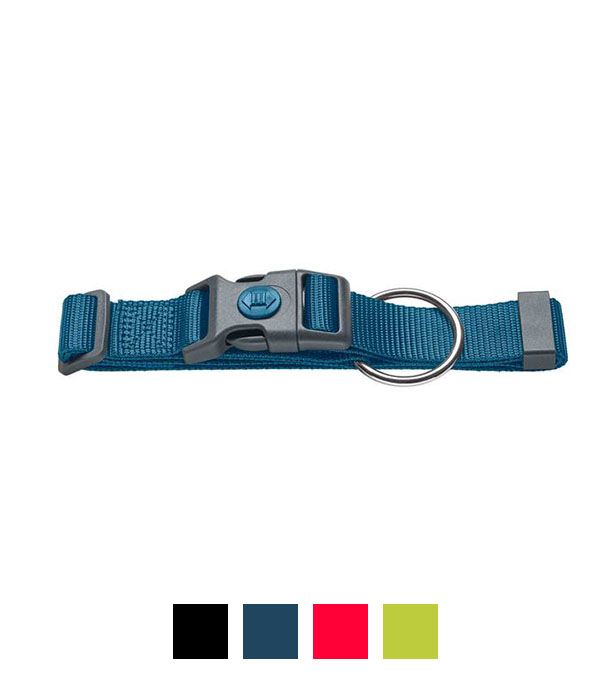Hunter London Dog Collar - Dark Blue Medium - Shopivet.com
