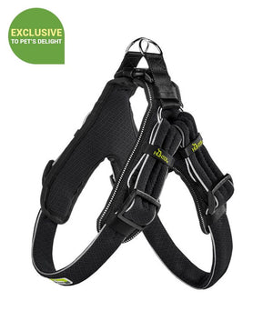Hunter Manoa Vario Quick Light Dog Harness - Black Small - Shopivet.com