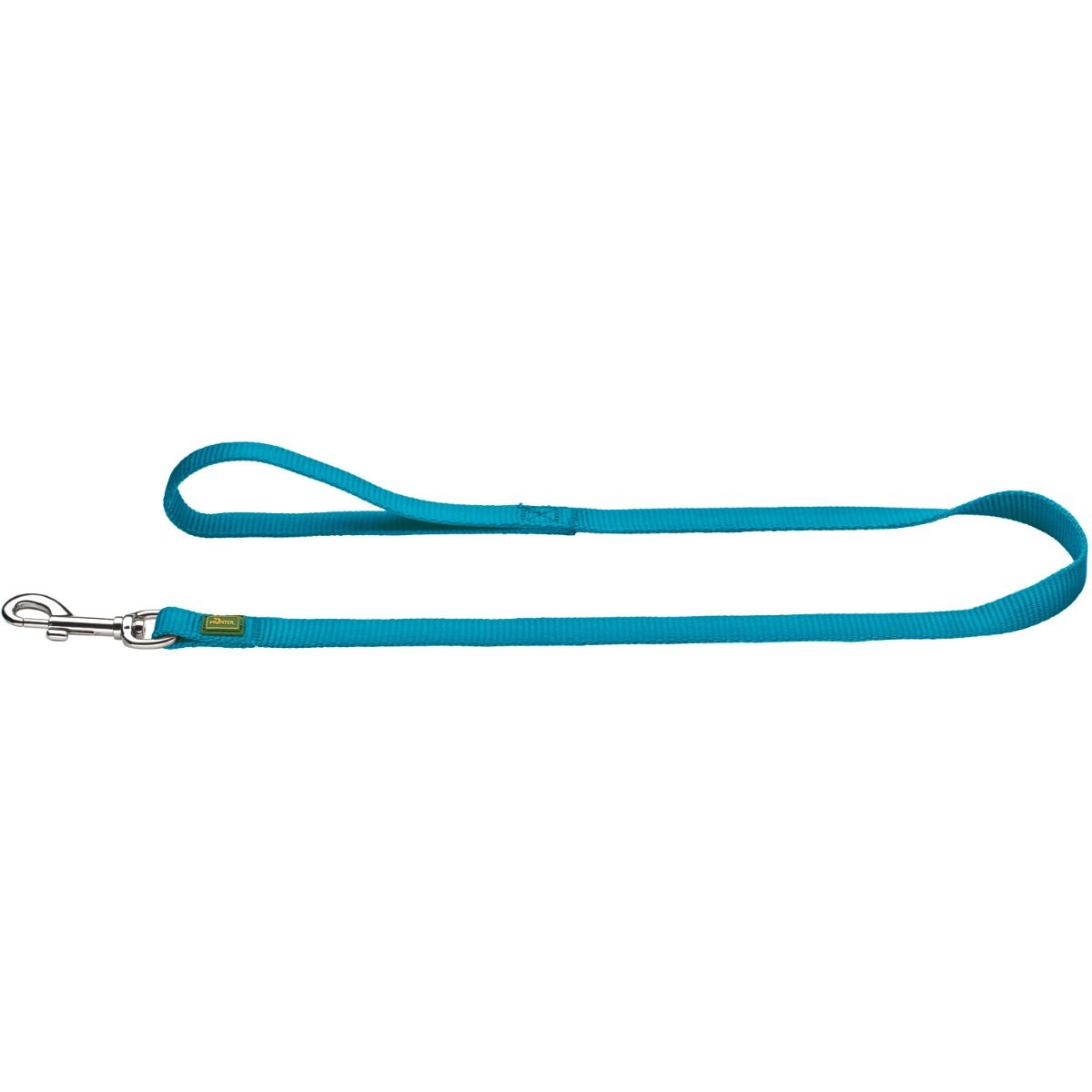 Hunter Nylon Training Dog Leash - TEAL 20/100 - Shopivet.com