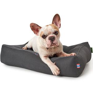 Hunter Quilted Toronto Dog Bed - ANTHRACITE Small - Shopivet.com