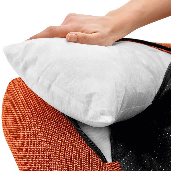 Hunter Quilted Toronto Dog Bed - ORANGE Small - Shopivet.com