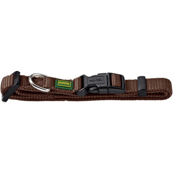 Hunter Vario Basic Dog Collar - Brown X - Small - Shopivet.com