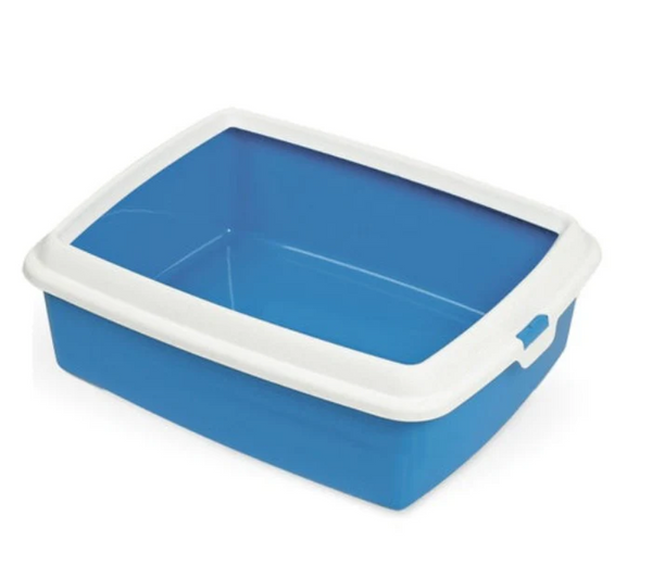 Hydra Mini Cat Litter Tray with frame - 43 x 31 x 12 cm/12 units/Mix Colors