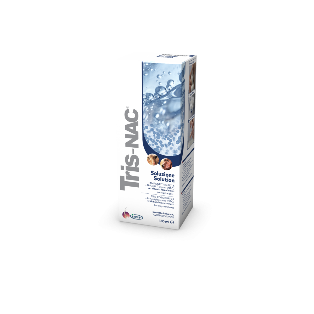 ICF Tris-Nac Sterile Solution for Dogs and Cats 120 ml