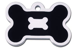 ID Tag Bone Epoxy - PINK - Shopivet.com