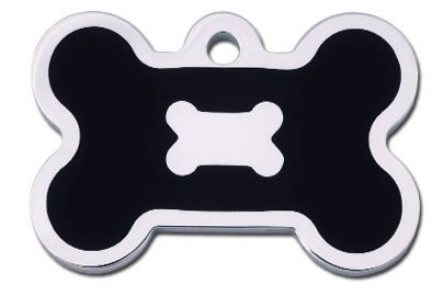 ID Tag Bone Epoxy - PINK - Shopivet.com
