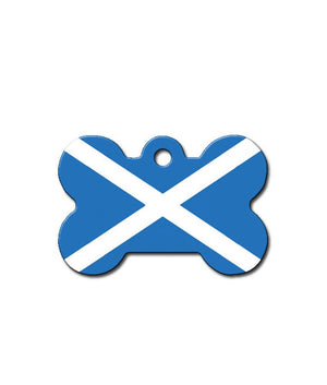 ID Tag Bone Scottish Flag - Shopivet.com
