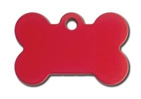 ID Tag Bone Small Anodized Aluminum - Shopivet.com
