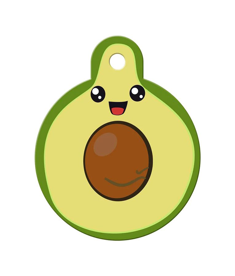 ID Tag Circle Large Avocado - Large - Shopivet.com