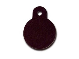 ID Tag Circle Small Anodized - BLACK SMALL - Shopivet.com