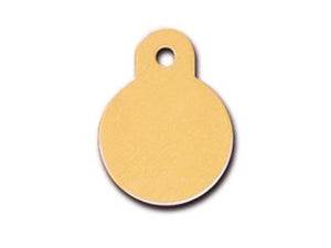 ID Tag Circle Small Anodized - Mustard SMALL - Shopivet.com