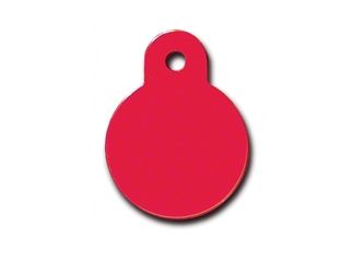 ID Tag Circle Small Anodized - RED SMALL - Shopivet.com