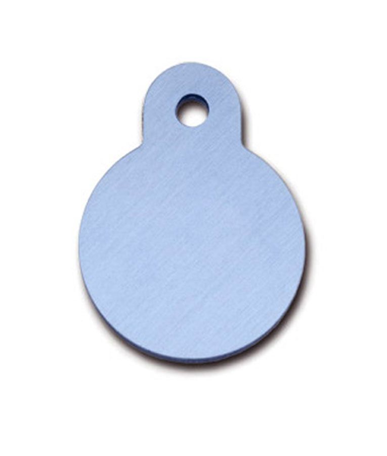 ID Tag Circle Small - LIGHTBLUE - Shopivet.com